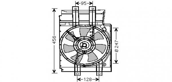 Ventilateur de refroidissement Fiat LÜFTER FIAT