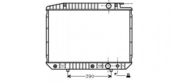 Radiateur Mercedes-Benz Classe S W-126