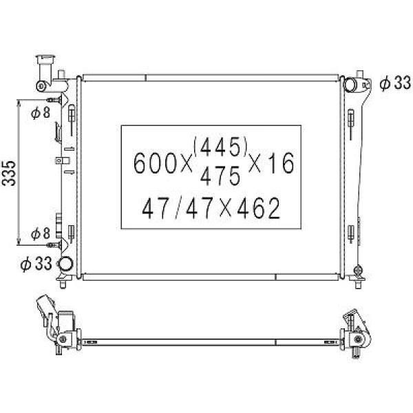 Radiateur Hyundai i30