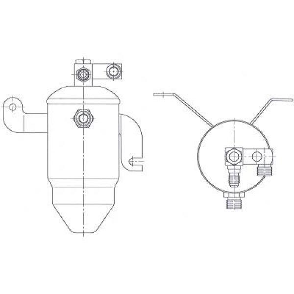 Filtre déshydrateur de climatisation Citroën CITR BERLINGO Depuis 1997