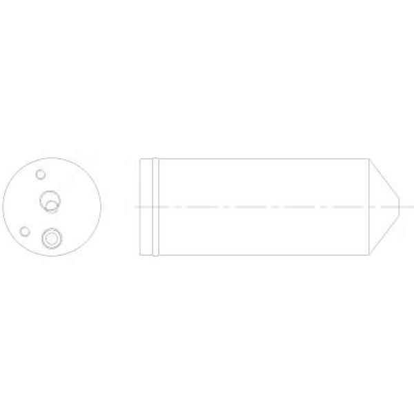 Filtre déshydrateur de climatisation Fiat MULTIPLA